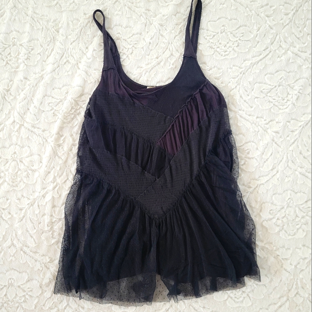 Free People Lace Detailed Tank